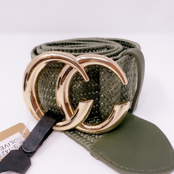 Fashion Straw Woven Elastic Stretch Waist Belt main image 7